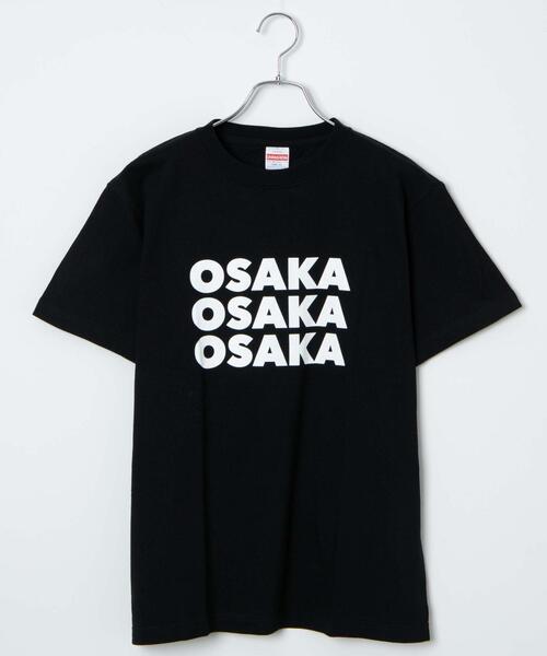 WEGO(ウィゴー)の「WEGO/3連OSAKAロゴT(Tシャツ/カットソー・メンズ・ホワイト/ブラック・XX-LARGE/LARGE/X-LARGE/MEDIUM)」の2枚目の写真