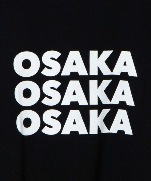 WEGO(ウィゴー)の「WEGO/3連OSAKAロゴT(Tシャツ/カットソー・メンズ・ホワイト/ブラック・XX-LARGE/LARGE/X-LARGE/MEDIUM)」の4枚目の写真