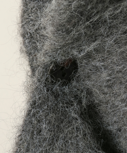 EDIT. FOR LULU（エディットフォールル）の「フーデット マフラー（マフラー・レディース・チャコールグレー/ホワイト・FREE）」の20枚目の写真