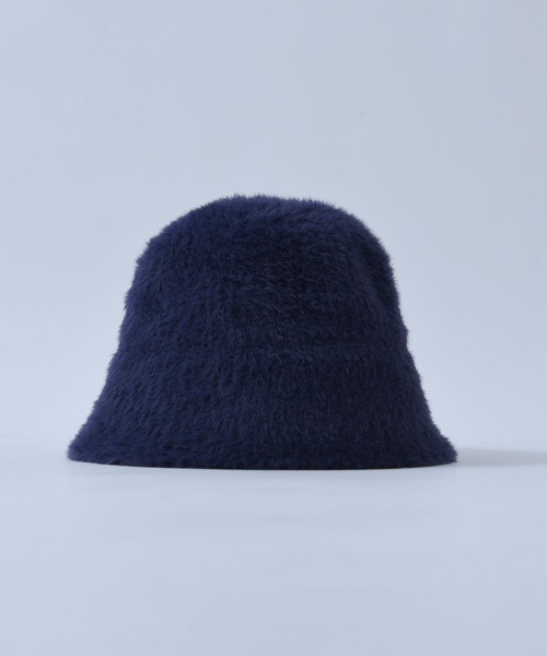 CALIFORNIA OUTFITTERS(カリフォルニア アウトフィッターズ)の「Z-2-SP 11C8 シャギーニットバケットハット(ハット・レディース・ネイビー/ホワイト/チャコールグレー/モカ・ONESIZE)」の4枚目の写真