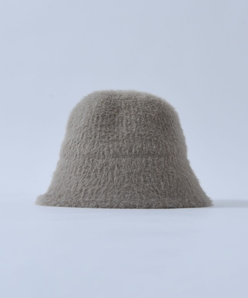 CALIFORNIA OUTFITTERS(カリフォルニア アウトフィッターズ)の「Z-2-SP 11C8 シャギーニットバケットハット(ハット・レディース・ネイビー/ホワイト/チャコールグレー/モカ・ONESIZE)」の3枚目の写真