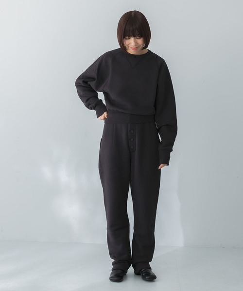 SEEALL（シーオール）| YAK TERRY BUTTON スウェットパンツ YAK TERRY 