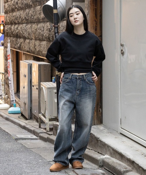 3.3 Field Trip （3.3フィールドトリップ）の「3.3 Field Trip／ウラケプルオーバーキャミSET（2WAY）2995267（スウェット・レディース・ライトグレー/チャコール/ブラック・FREE）」の12枚目の写真