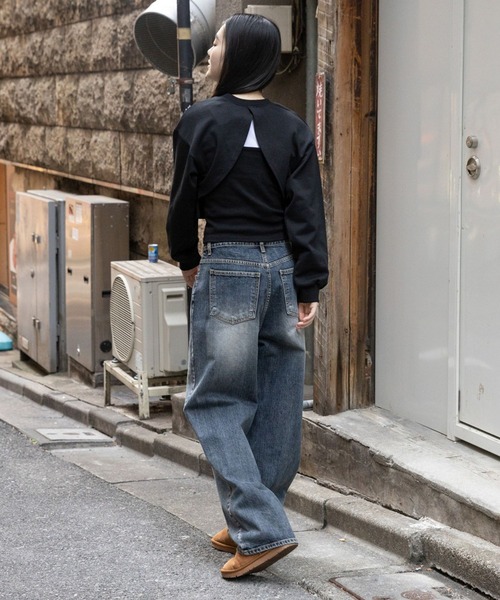 3.3 Field Trip （3.3フィールドトリップ）の「3.3 Field Trip／ウラケプルオーバーキャミSET（2WAY）2995267（スウェット・レディース・ライトグレー/チャコール/ブラック・FREE）」の13枚目の写真