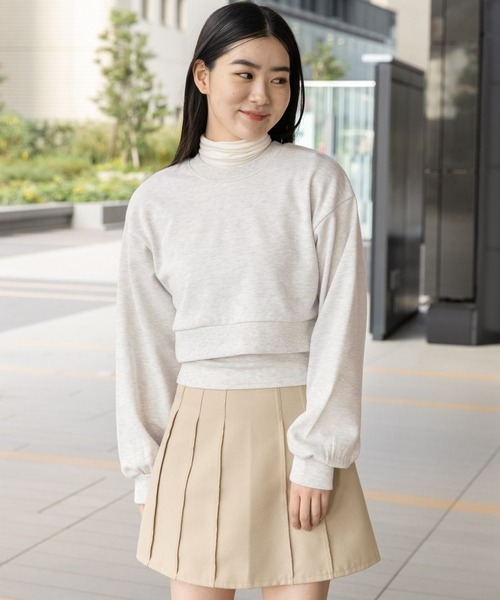 3.3 Field Trip （3.3フィールドトリップ）の「3.3 Field Trip／ウラケプルオーバーキャミSET（2WAY）2995267（スウェット・レディース・ライトグレー/チャコール/ブラック・FREE）」の6枚目の写真