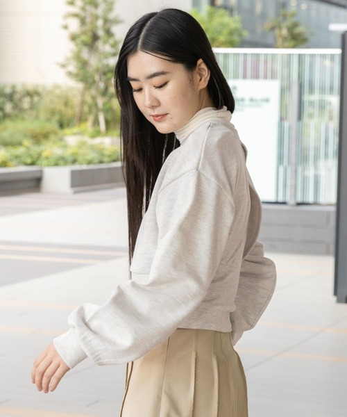 3.3 Field Trip （3.3フィールドトリップ）の「3.3 Field Trip／ウラケプルオーバーキャミSET（2WAY）2995267（スウェット・レディース・ライトグレー/チャコール/ブラック・FREE）」の7枚目の写真