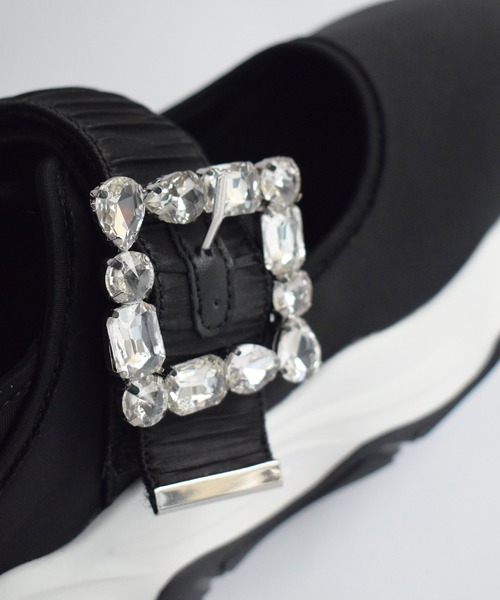 EVOL（イーボル）の「ビジューバックルボリュームソールスニーカー（スニーカー・レディース・ブラック・M/S/LL/L）」の11枚目の写真