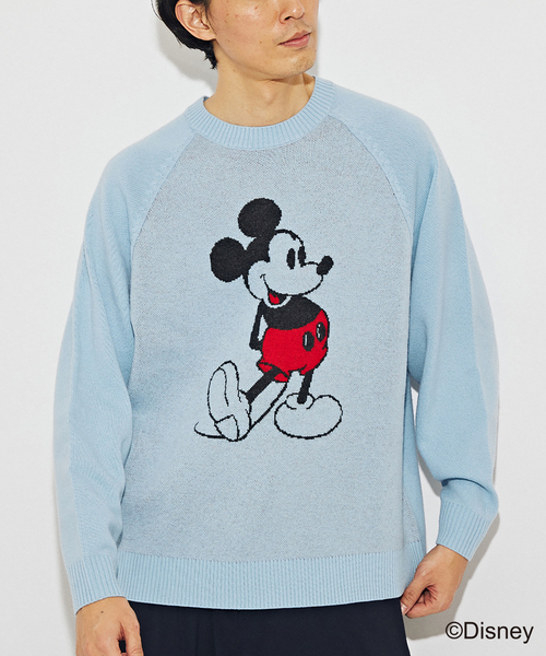 EDIFICE（エディフィス）の「MICKEY MOUSE / カシミヤブレンド クルー