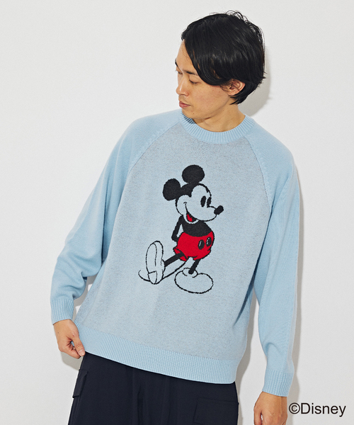 EDIFICE（エディフィス）の「MICKEY MOUSE / カシミヤブレンド クルー