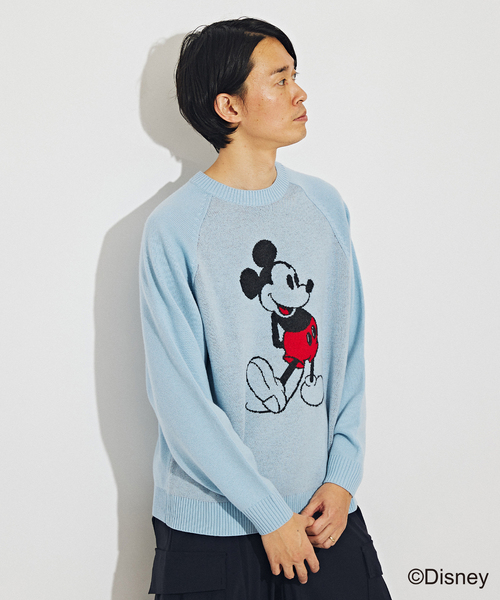EDIFICE（エディフィス）の「MICKEY MOUSE / カシミヤブレンド クルー