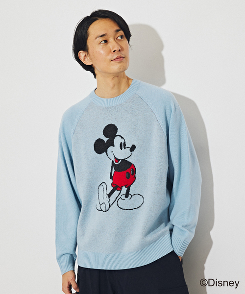 EDIFICE（エディフィス）の「MICKEY MOUSE / カシミヤブレンド クルー