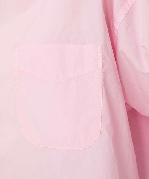 Rie Miller(リエミラー)の「製品染めレギュラーカラーショート丈シャツ(シャツ/ブラウス・レディース・ホワイト/サックスブルー/ベビーピンク・38)」の7枚目の写真