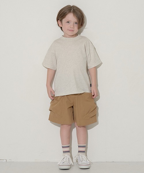 b・ROOM(ビールーム)の「ビッグカーゴポケットハーフパンツ(その他パンツ・キッズ・キャメル/モスグリーン/グレイッシュブルー/ブラック・100cm/110cm/120cm/130cm/140cm/150cm)」の12枚目の写真