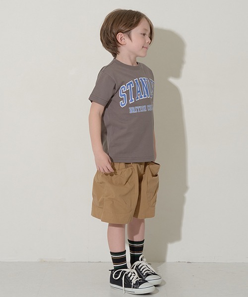 b・ROOM(ビールーム)の「ビッグカーゴポケットハーフパンツ(その他パンツ・キッズ・キャメル/モスグリーン/グレイッシュブルー/ブラック・100cm/110cm/120cm/130cm/140cm/150cm)」の15枚目の写真