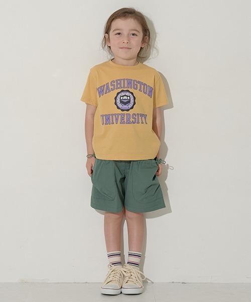 b・ROOM(ビールーム)の「ビッグカーゴポケットハーフパンツ(その他パンツ・キッズ・キャメル/モスグリーン/グレイッシュブルー/ブラック・100cm/110cm/120cm/130cm/140cm/150cm)」の10枚目の写真