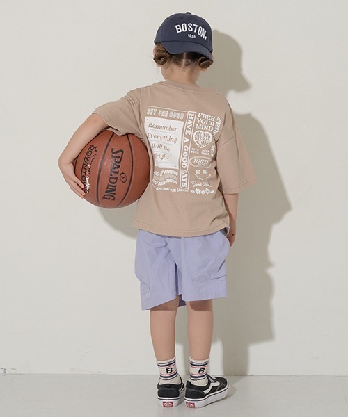 b・ROOM(ビールーム)の「ビッグカーゴポケットハーフパンツ(その他パンツ・キッズ・キャメル/モスグリーン/グレイッシュブルー/ブラック・100cm/110cm/120cm/130cm/140cm/150cm)」の17枚目の写真