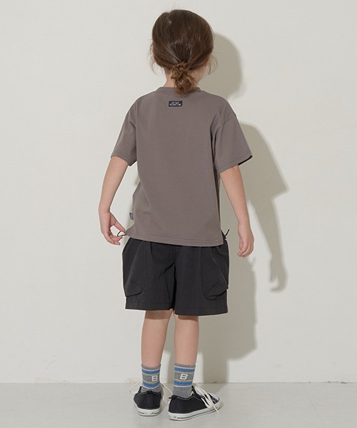 b・ROOM(ビールーム)の「ビッグカーゴポケットハーフパンツ(その他パンツ・キッズ・キャメル/モスグリーン/グレイッシュブルー/ブラック・100cm/110cm/120cm/130cm/140cm/150cm)」の19枚目の写真