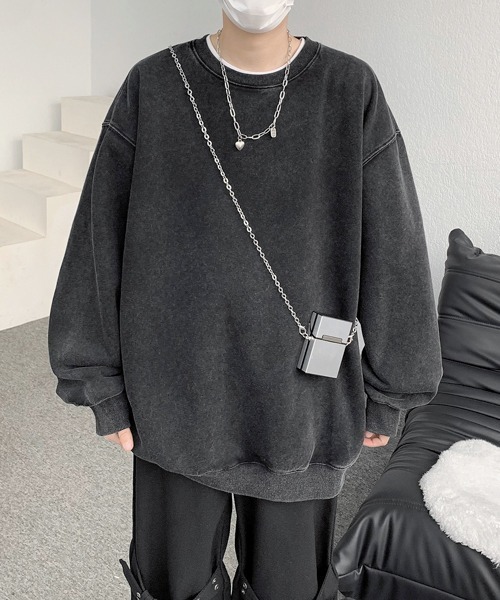 セール】【FVLMEN】Pigment processing sweat pullover