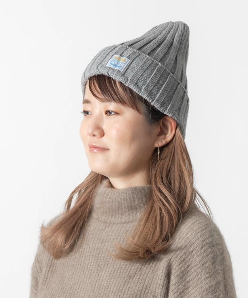 salle de bal(サルデバル)の「ワッチキャップ キャップ ニット帽 SPH-N0441 SPI(キャップ・レディース・ネイビー/グレー/ブラック/ワイン/アイボリー・FREE)」の4枚目の写真