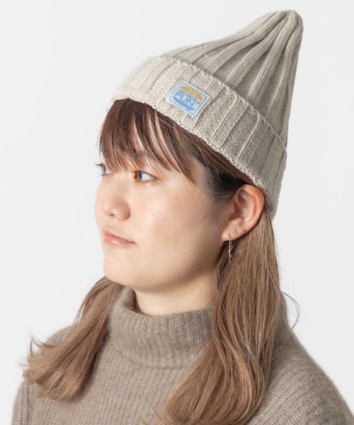 salle de bal(サルデバル)の「ワッチキャップ キャップ ニット帽 SPH-N0441 SPI(キャップ・レディース・ネイビー/グレー/ブラック/ワイン/アイボリー・FREE)」の2枚目の写真
