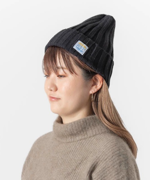 salle de bal(サルデバル)の「ワッチキャップ キャップ ニット帽 SPH-N0441 SPI(キャップ・レディース・ネイビー/グレー/ブラック/ワイン/アイボリー・FREE)」の3枚目の写真