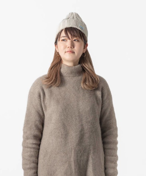 salle de bal(サルデバル)の「ワッチキャップ キャップ ニット帽 SPH-N0441 SPI(キャップ・レディース・ネイビー/グレー/ブラック/ワイン/アイボリー・FREE)」の13枚目の写真