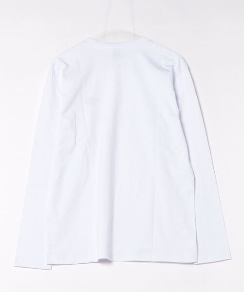 ARCHIVER(アーカイバ)の「【69】【it】ミドルウェイト クルーネック刺繍ロングスリーブカットソー(Tシャツ/カットソー・レディース・ブルー/ホワイト/ブラック・LARGE/MEDIUM)」の4枚目の写真