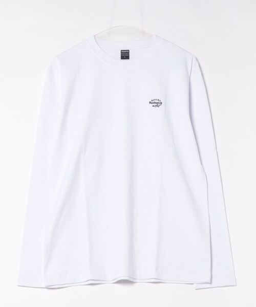 ARCHIVER(アーカイバ)の「【69】【it】ミドルウェイト クルーネック刺繍ロングスリーブカットソー(Tシャツ/カットソー・レディース・ブルー/ホワイト/ブラック・LARGE/MEDIUM)」の9枚目の写真