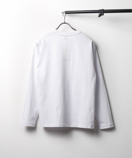 ARCHIVER(アーカイバ)の「【69】【it】ミドルウェイト クルーネック刺繍ロングスリーブカットソー(Tシャツ/カットソー・レディース・ブルー/ホワイト/ブラック・LARGE/MEDIUM)」の6枚目の写真