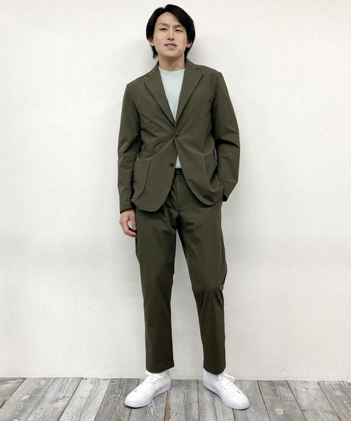 Grand PARK（グランドパーク）の「ナイロンリップストレッチイージーパンツ（その他パンツ・メンズ・ネイビー/カーキ/ブラック・SMALL/MEDIUM/LARGE）」の17枚目の写真