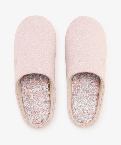 Afternoon Tea(アフタヌーンティー)の「フラワーチャールストン型ルームシューズ(ルームシューズ/スリッパ・レディース・ブルー/ピンク・ONE SIZE)」の3枚目の写真