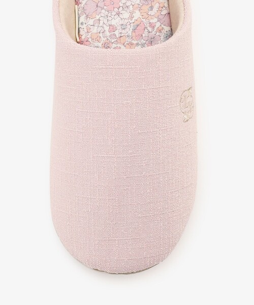 Afternoon Tea(アフタヌーンティー)の「フラワーチャールストン型ルームシューズ(ルームシューズ/スリッパ・レディース・ブルー/ピンク・ONE SIZE)」の5枚目の写真