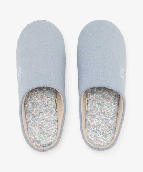 Afternoon Tea(アフタヌーンティー)の「フラワーチャールストン型ルームシューズ(ルームシューズ/スリッパ・レディース・ブルー/ピンク・ONE SIZE)」の9枚目の写真