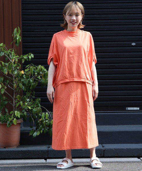 KRIFF MAYER Lady's Collection（クリフメイヤーレディースコレクション）の「ウェットプロテクトアンサンブル（ワンピース・レディース・ネイビー/チャコール/サックスブルー/オレンジ系その他/グレー/オフホワイト・LARGE/MEDIUM）」の6枚目の写真