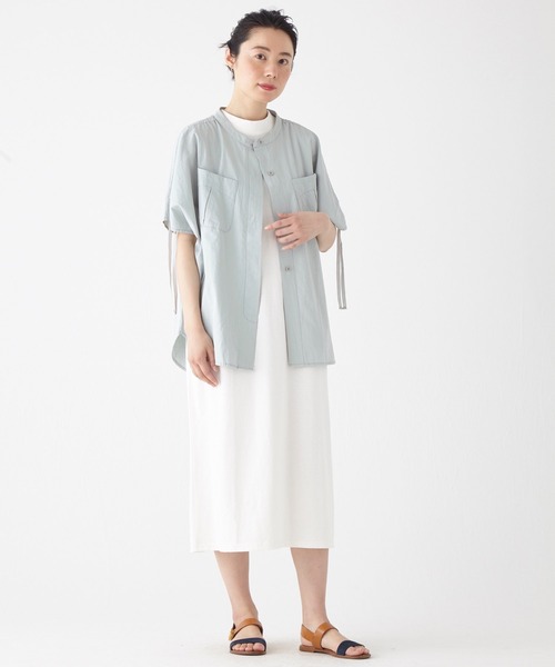 KRIFF MAYER Lady's Collection（クリフメイヤーレディースコレクション）の「ウェットプロテクトアンサンブル（ワンピース・レディース・ネイビー/チャコール/サックスブルー/オレンジ系その他/グレー/オフホワイト・LARGE/MEDIUM）」の13枚目の写真