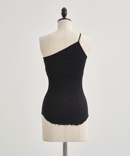 HAKUJI/ハクジ　コットンブラキャミソール セール】【HAKUJI/ハクジ】Organic cotton asym bra TT