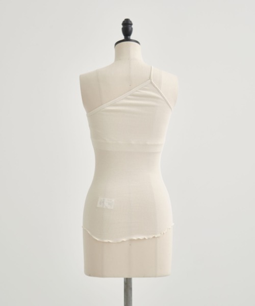 HAKUJI　Twist cotton bra OS cami IVORY HAKUJI（ハクジ）の「【HAKUJI/ハクジ】Twist cotton bra OS