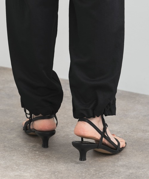 URBAN RESEARCH ROSSO WOMEN（アーバンリサーチ　ロッソ）の「撥水UVカット2wayドロストパンツ（その他パンツ・レディース・ブラック/ベージュ・FREE）」の17枚目の写真