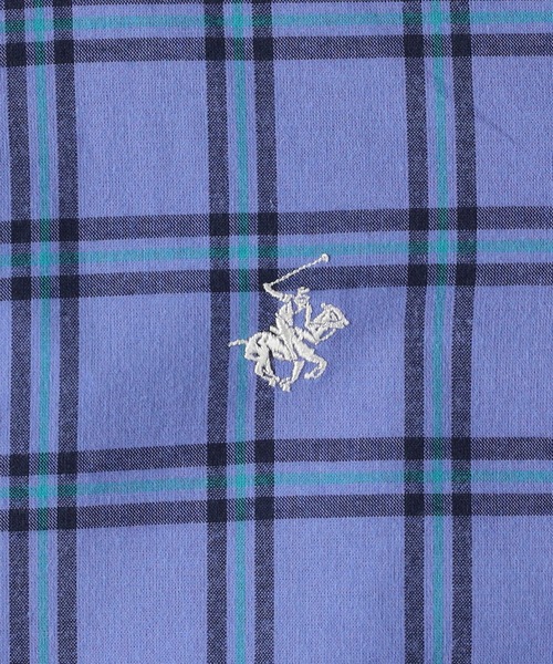 Right-on（ライトオン）の「【BEVERLY HILLS POLO CLUB】【別注】ビッグシルエット長袖シャツ（シャツ/ブラウス・レディース・グリーン/ブラック×グリーン/ブルー/ブラック×ブルー・フリー）」の20枚目の写真