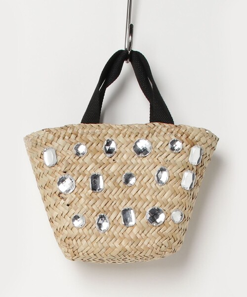 fredy emue（フレディエミュ）の「シーグラスビジューパールトートバッグ（トートバッグ・レディース・オフホワイト/クリア・FREE）」の8枚目の写真