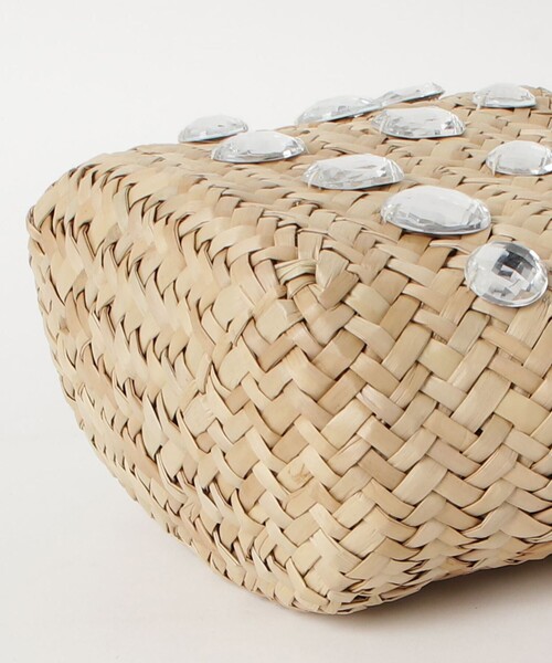 fredy emue（フレディエミュ）の「シーグラスビジューパールトートバッグ（トートバッグ・レディース・オフホワイト/クリア・FREE）」の11枚目の写真