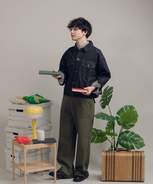 MUHET(ミュエータ)の「【セットアップ可能】デニムジャケット(デニムジャケット・レディース・ブラック/ブルー/ダークインディゴブルー・MEDIUM/X-LARGE)」の16枚目の写真
