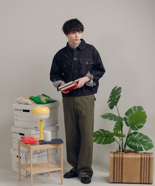 MUHET(ミュエータ)の「【セットアップ可能】デニムジャケット(デニムジャケット・レディース・ブラック/ブルー/ダークインディゴブルー・MEDIUM/X-LARGE)」の14枚目の写真