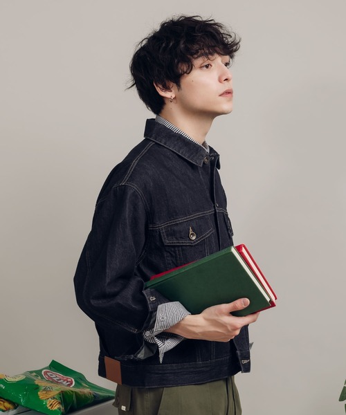 MUHET(ミュエータ)の「【セットアップ可能】デニムジャケット(デニムジャケット・レディース・ブラック/ブルー/ダークインディゴブルー・MEDIUM/X-LARGE)」の13枚目の写真