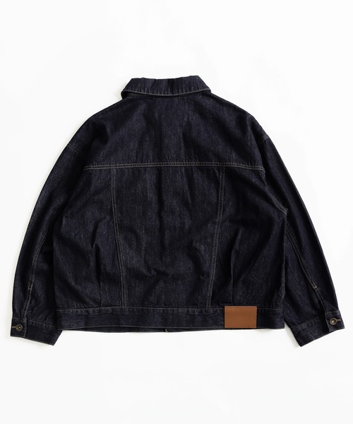 MUHET(ミュエータ)の「【セットアップ可能】デニムジャケット(デニムジャケット・レディース・ブラック/ブルー/ダークインディゴブルー・MEDIUM/X-LARGE)」の5枚目の写真