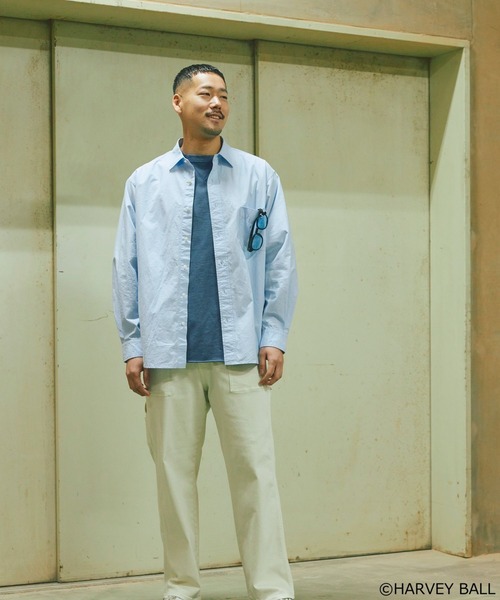 SMILEY FACE(スマイリーフェイス)の「【SMILEY FACE(スマイリーフェイス)】HELLO SMILEY長袖シャツ(シャツ/ブラウス・メンズ・その他2/その他1/その他4/その他5/その他3/その他6/その他7・MEDIUM/LARGE)」の9枚目の写真