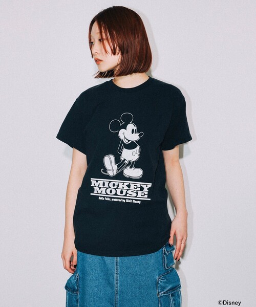 wiffle（ウィッフル）の「WIFFLE / MICKEY MOUSE T-shirt（Tシャツ/カットソー・メンズ・ブラック・S/M/L/XL）」の3枚目の写真
