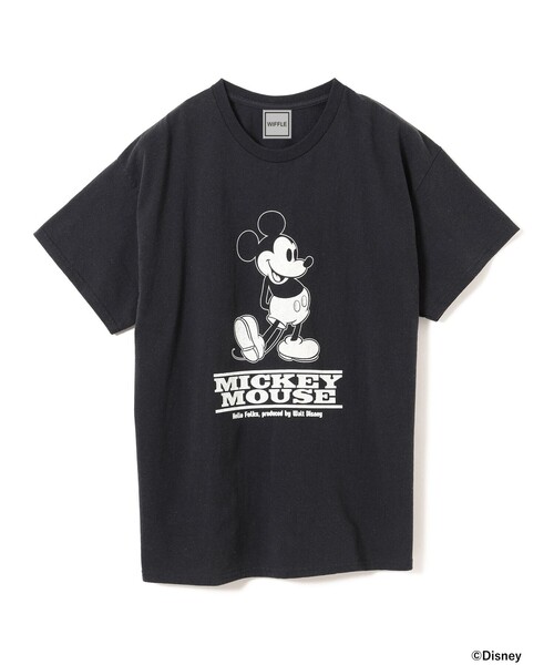 wiffle（ウィッフル）の「WIFFLE / MICKEY MOUSE T-shirt（Tシャツ/カットソー・メンズ・ブラック・S/M/L/XL）」の8枚目の写真