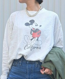 Right-on | 【DISNEY】スラブプリントロンＴ(Tシャツ/カットソー)