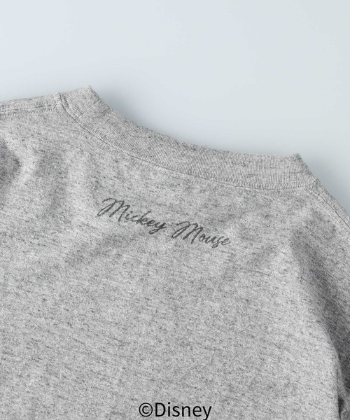 Right-on(ライトオン)の「【DISNEY】スラブプリントロンT(Tシャツ/カットソー・メンズ・オフホワイト/グレー/ダークグレー・M/L/XL)」の6枚目の写真